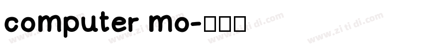 computer mo字体转换